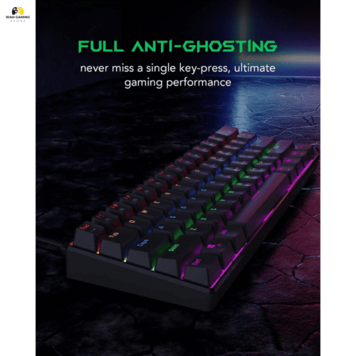 Black Shark Sixgill K4 RGB 60% Mechanical Wired Gaming Keyboard - Image 4