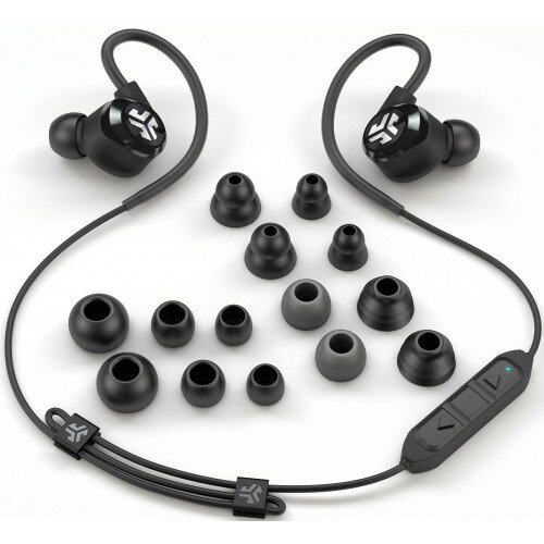 JLab Epic Sport2 Wireless Earbuds – 20+ Hr Battery, IP66 Sweatproof, Noise Isolation, Built-in Mic - Image 4