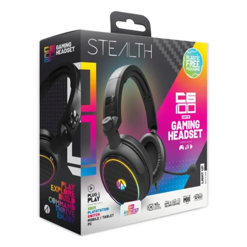 Stealth C6100 Gaming Headset – Wireless Surround Sound Headphones with Mic - Image 2