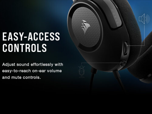 Corsair HS35 Stereo Gaming Headset | Clear Sound & All-Day Comfort - Image 2