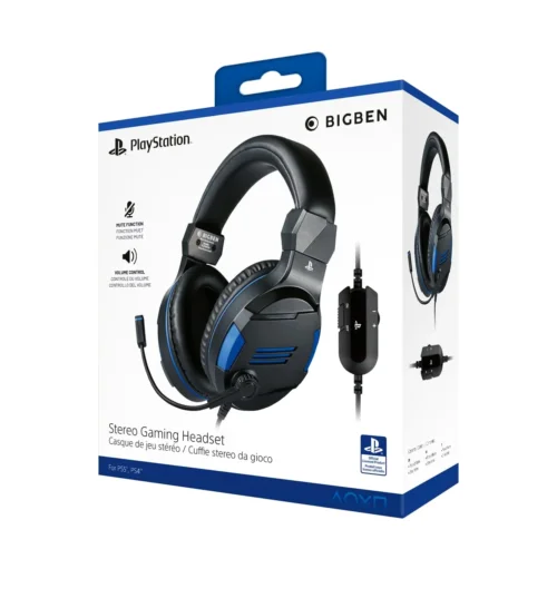 Bigben Stereo Gaming Headset for PS4 – Comfortable Wired Headphones with Mic - Image 6