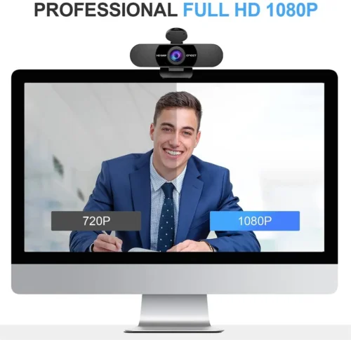 Emeet C960 Webcam | Full HD 1080p USB Webcam with Dual Microphone for Video Calls & Streaming - Image 4
