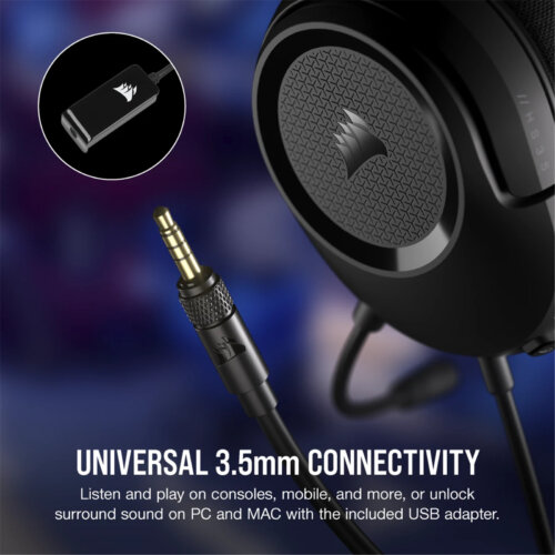 Corsair HS35 Stereo Gaming Headset | Clear Sound & All-Day Comfort - Image 3