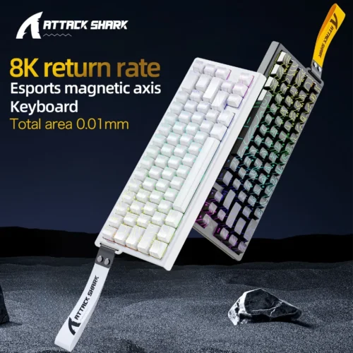ATTACK SHARK X68 HE 60% Wired Magnetic RGB Gaming Keyboard | Linear Magnetic Switches - Image 2