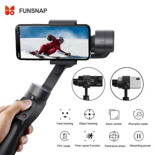 Capture 2S 3-Axis Gimbal – Smartphone Stabilizer with Smart Tracking & Gesture Control - Image 2