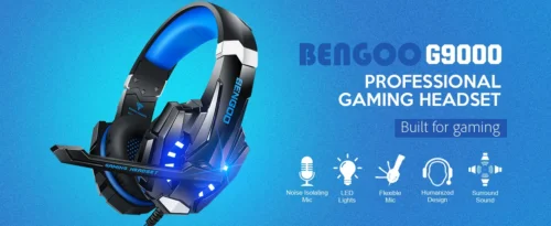 BENGOO G9000 Gaming Headset – Stereo Over-Ear Headphones with Mic for PC, PS4, Xbox - Image 3