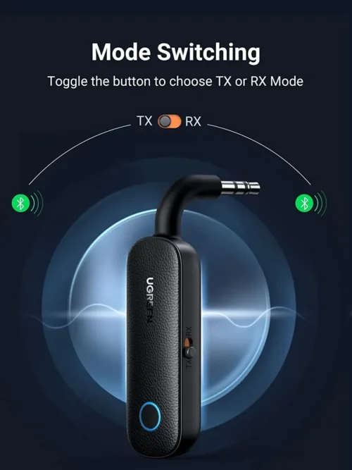 UGREEN Bluetooth 5.0 Audio Receiver – Wireless Music Adapter for Car & Home Stereo - Image 2