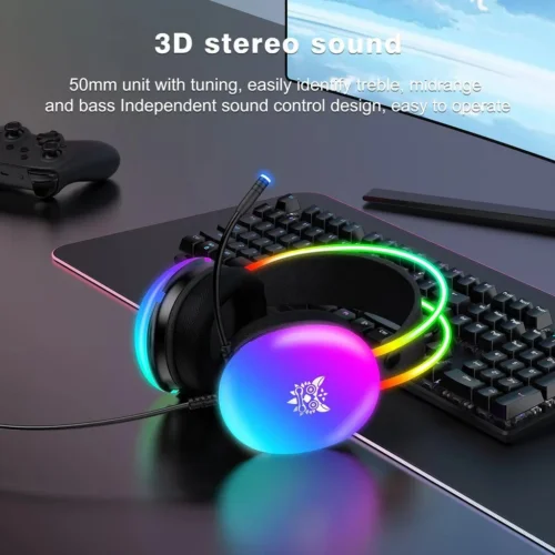 Onikuma X25 RGB Gaming Headset - Image 2
