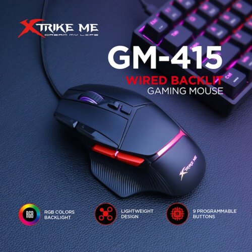 Xtrike Me GM-415 RGB Wired Gaming Mouse