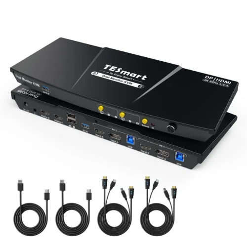 TESmart HDK0402A1U Dual Monitor KVM Switch - Image 3