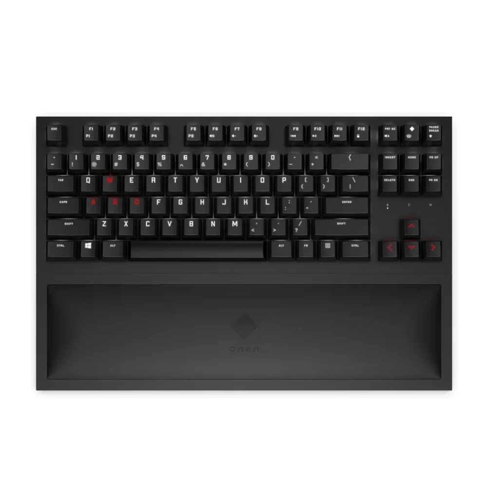 HP OMEN Spacer TKL Wireless Gaming Keyboard with RGB Lighting and Low-Profile Mechanical Switches