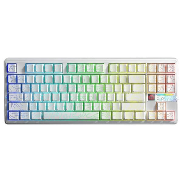AULA F87 Pro V2 White Contour